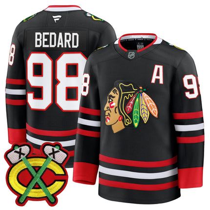 Men's Chicago Blackhawks 2025/26 Premium Jersey - All Stitched