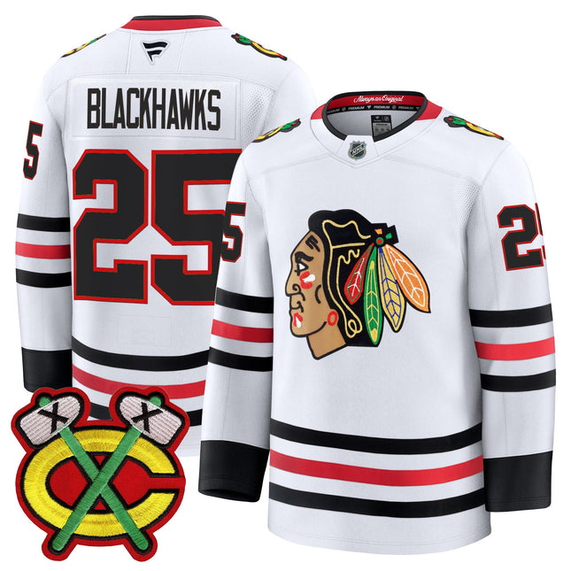 Men's Chicago Blackhawks 2025/26 Premium Jersey - All Stitched