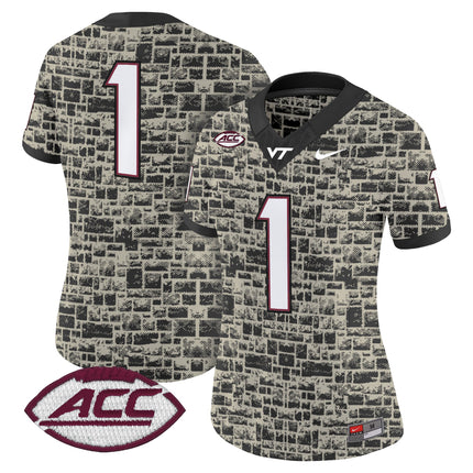 Virginia Tech Hokies 2025 Stone Vapor Limited Jersey - Stitched