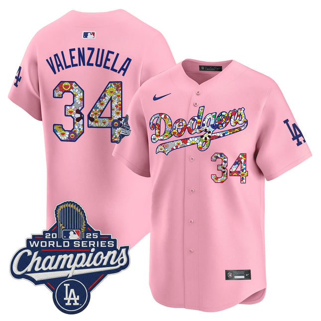 Men's Dodgers 2025 World Series Champions x Takashi Murakami Vapor Premier Limited Jersey - Stitched