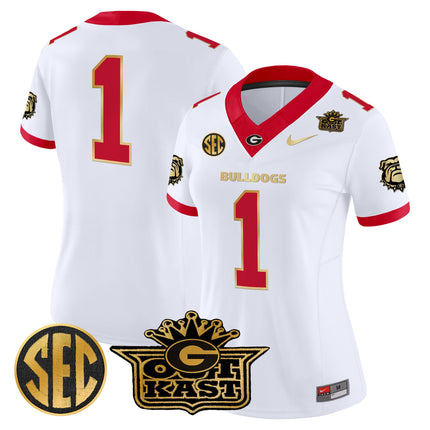 Women's Outkast x Georgia Bulldogs Vapor Limited Jersey - All stitched