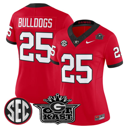 Women's Outkast x Georgia Bulldogs Vapor Limited Jersey - All stitched
