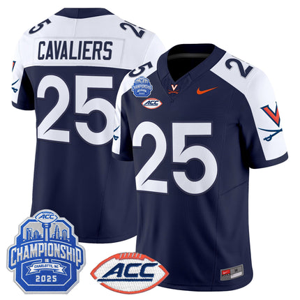 Men's Virginia Cavaliers 2025 ACC Championship Vapor Limited Jersey - All Stitched