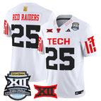 White / #25 Red Raiders / S