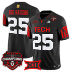 Black / #25 Red Raiders / S