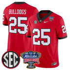 Red / #25 Bulldogs / S