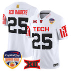 White / #25 Red Raiders / S