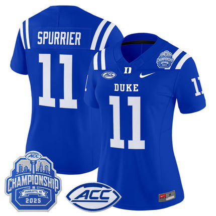 Women's Duke Blue Devils 2025 ACC Championship Vapor Limited Jersey - All Stitched