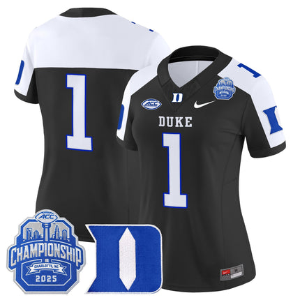 Women's Duke Blue Devils 2025 ACC Championship Vapor Limited Jersey - All Stitched