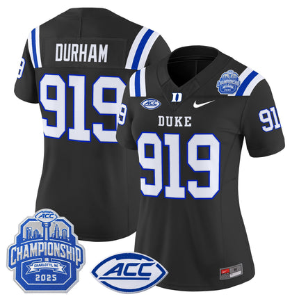 Women's Duke Blue Devils 2025 ACC Championship Vapor Limited Jersey - All Stitched