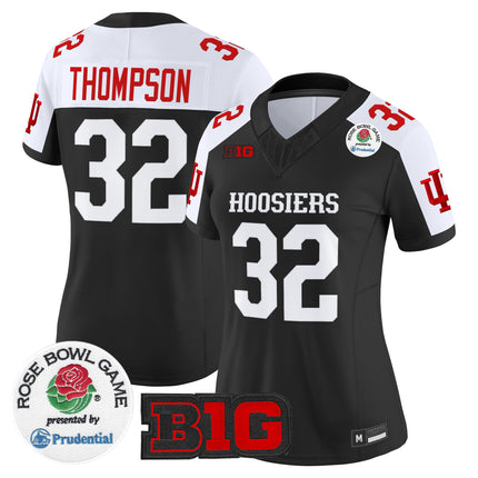 Women's Indiana Hoosiers 2026 Rose Bowl Vapor Limited Jersey - All Stitched