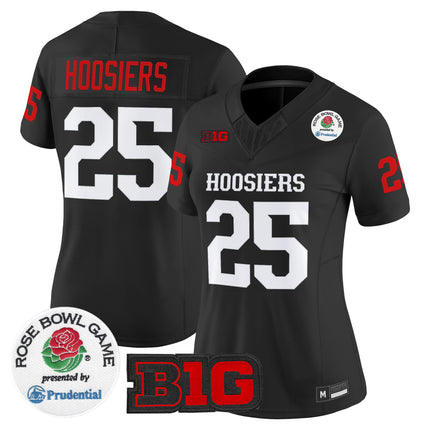 Women's Indiana Hoosiers 2026 Rose Bowl Vapor Limited Jersey - All Stitched