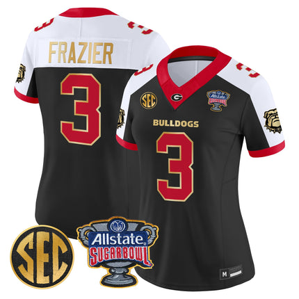 Women's Georgia Bulldogs Sugar Bowl Patch Vapor Limited Jersey - All Stitched