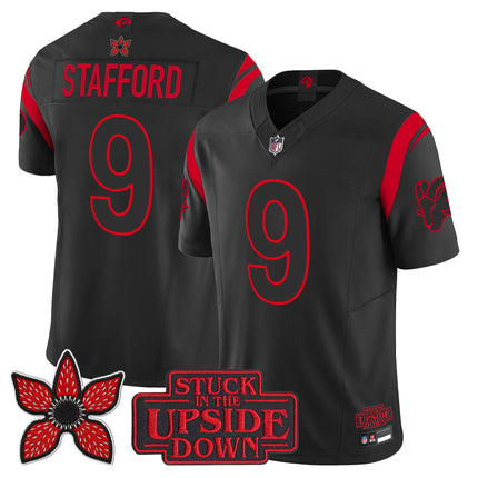 Los Angeles Rams 'Stranger Things Edition' Vapor Limited Jersey - All Stitched