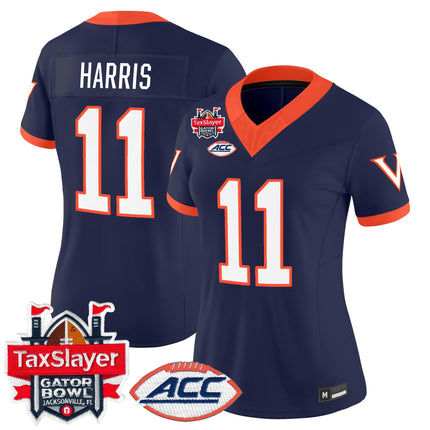 Women's Virginia Cavaliers 1995 Throwbacks Vapor Limited Jersey - Gator Bowl Patch - All Stitched