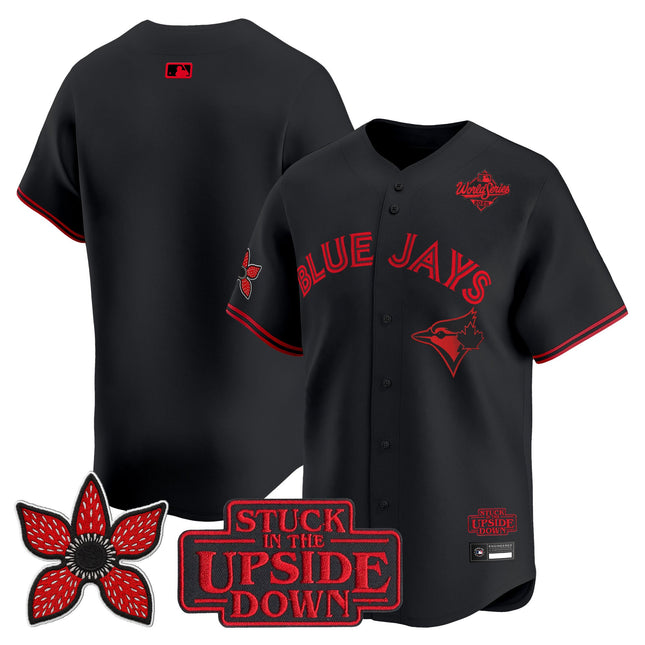 Toronto Blue Jays 'Stranger Things Edition' Vapor Premier Limited Jersey - All Stitched