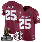 Maroon / #25 Gig'Em / S