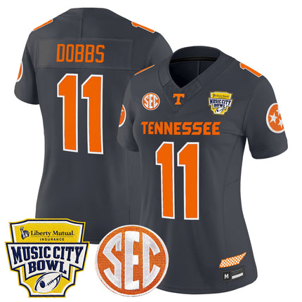Women's Tennessee Volunteers 2025 Music City Bowl Vapor Limited Jersey - All Stitched