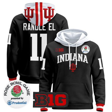Men's Indiana Hoosiers 2025 Rose Bowl Premium Pullover Hoodie - All Stitched