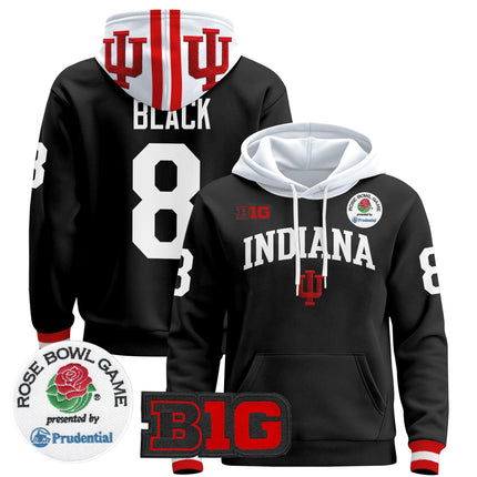 Men's Indiana Hoosiers 2025 Rose Bowl Premium Pullover Hoodie - All Stitched