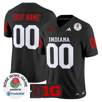 Indiana Hoosiers 2026 Rose Bowl Vapor Limited Custom Jersey V2 - All Stitched