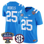 Powder Blue / #25 Rebels / S