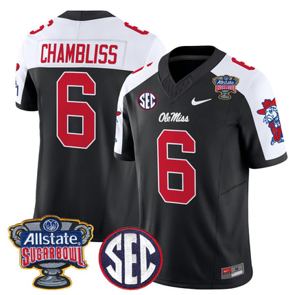Men's Ole Miss Rebels 2026 Sugar Bowl Vapor Limited Jersey - All Stitched