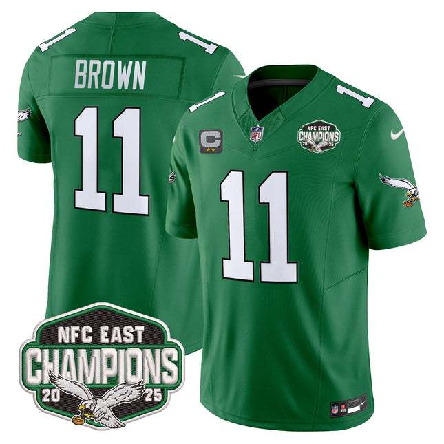 Men's Philadelphia Eagles 2025 NFC East Division Champions Vapor Limited Jersey - All Stitched