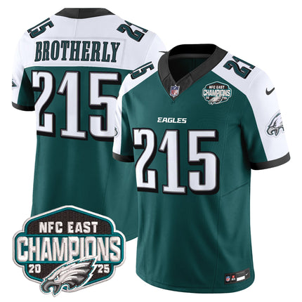 Men's Philadelphia Eagles 2025 NFC East Division Champions Vapor Limited Jersey - All Stitched