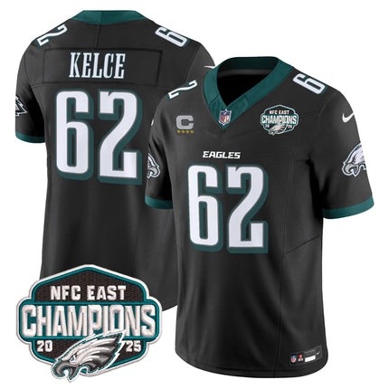 Men's Philadelphia Eagles 2025 NFC East Division Champions Vapor Limited Jersey - All Stitched