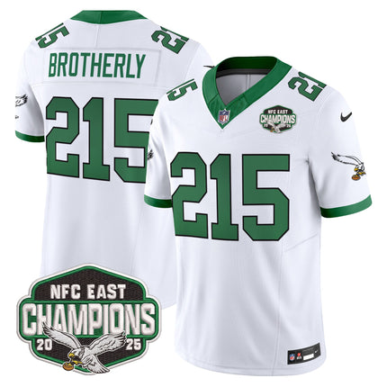 Men's Philadelphia Eagles 2025 NFC East Division Champions Vapor Limited Jersey - All Stitched