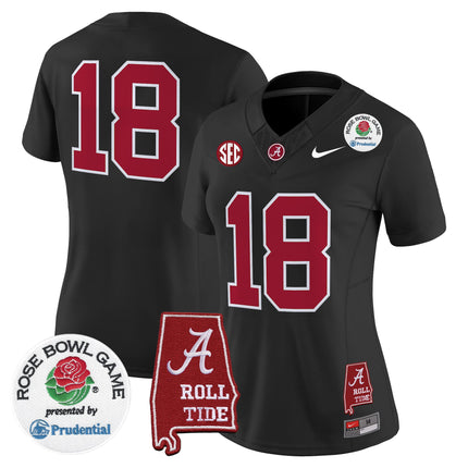 Women's Alabama Crimson Tide 2026 Rose Bowl Vapor Limited Jersey - All Stitched