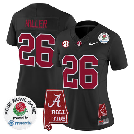 Women's Alabama Crimson Tide 2026 Rose Bowl Vapor Limited Jersey - All Stitched