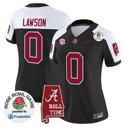 Women's Alabama Crimson Tide 2026 Rose Bowl Vapor Limited Jersey - All Stitched