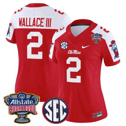 Women's Ole Miss Rebels 2026 Sugar Bowl Vapor Limited Jersey - All Stitched