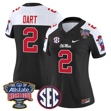 Women's Ole Miss Rebels 2026 Sugar Bowl Vapor Limited Jersey - All Stitched