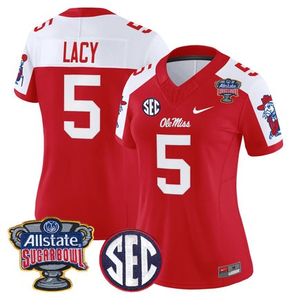 Women's Ole Miss Rebels 2026 Sugar Bowl Vapor Limited Jersey - All Stitched