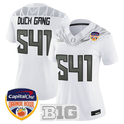 Women's Oregon Ducks 2026 Orange Bowl Vapor Limited Jersey - All Stitched