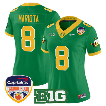 Women's Oregon Ducks 2026 Orange Bowl Vapor Limited Jersey - All Stitched