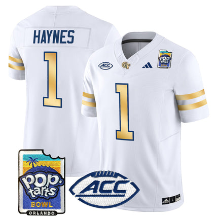 Men's Georgia Tech Yellow Jackets Pop-Tarts Bowl Vapor Limited Jersey - All stitched