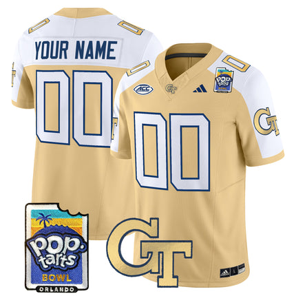 Georgia Tech Yellow Jackets Pop-Tarts Bowl Vapor Limited Custom Jersey - All stitched