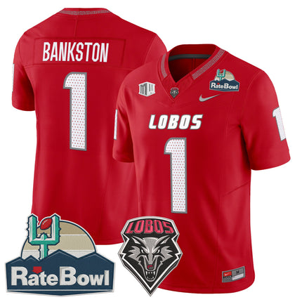 Men's New Mexico Lobos 2025 Rate Bowl Vapor Limited Jersey - All Stitched