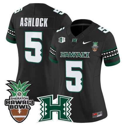 Women's Hawai'i Rainbow Warriors 2025 Hawai'i Bowl Vapor Limited Jersey - All Stitched