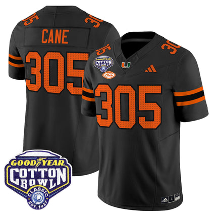 Men's Miami Hurricanes 2025 Cotton Bowl Vapor Limited Jersey - All Stitched