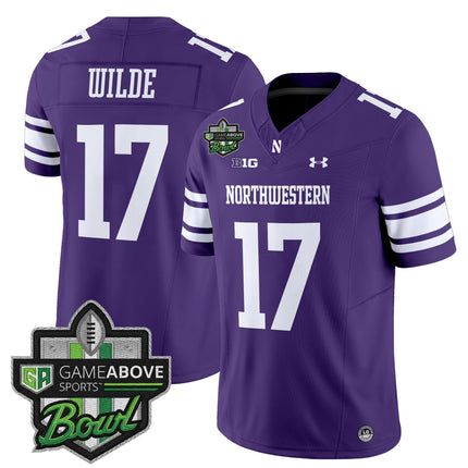Men's Northwestern Wildcats 2025 GameAbove Sports Bowl Vapor Limited Jersey - All Stitched