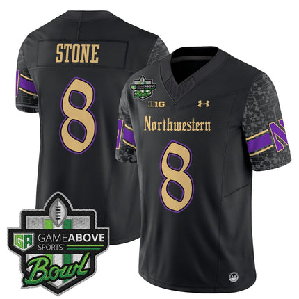 Men's Northwestern Wildcats 2025 GameAbove Sports Bowl Vapor Limited Jersey - All Stitched