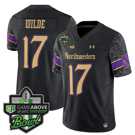 Men's Northwestern Wildcats 2025 GameAbove Sports Bowl Vapor Limited Jersey - All Stitched