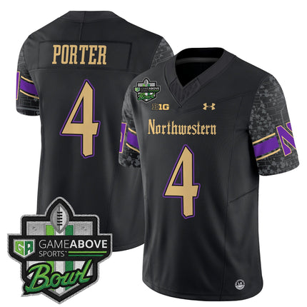 Men's Northwestern Wildcats 2025 GameAbove Sports Bowl Vapor Limited Jersey - All Stitched
