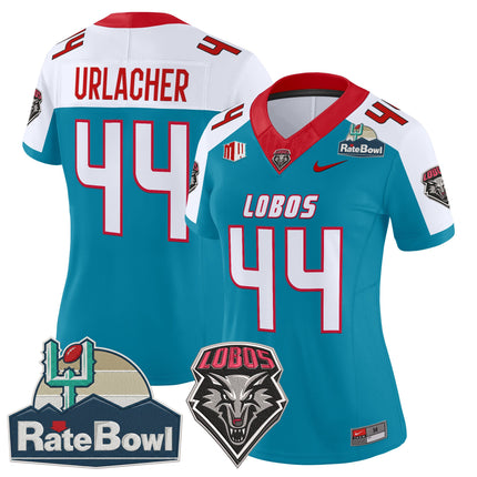 Women's New Mexico Lobos 2025 Rate Bowl Vapor Limited Jersey - All Stitched