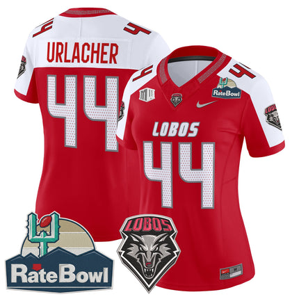 Women's New Mexico Lobos 2025 Rate Bowl Vapor Limited Jersey - All Stitched